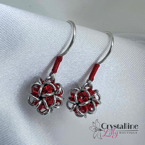 Ball and Hook Drop Earrings