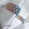 Rainbow Chainmail Bracelet