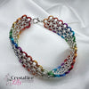 Rainbow Chainmail Bracelet