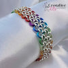 Rainbow Chainmail Bracelet