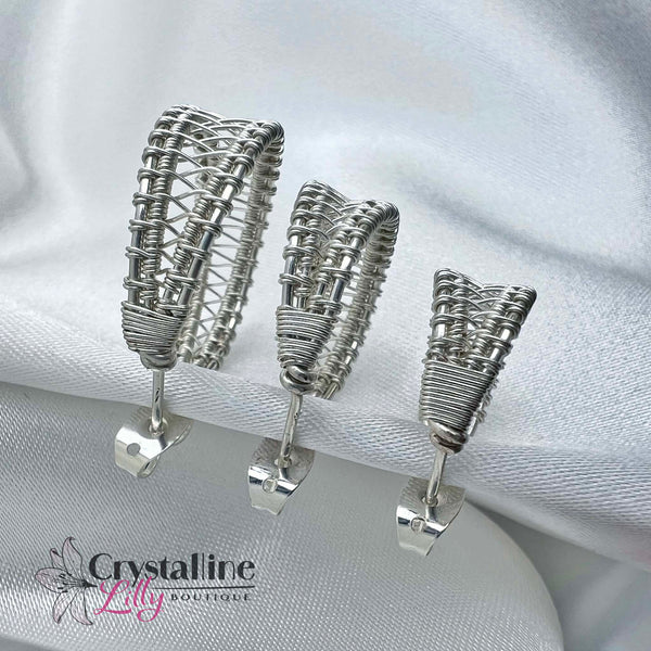 Woven Hoop Earrings