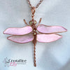 Shimmery Dragonfly Pendant