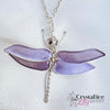 Shimmery Dragonfly Pendant