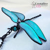 Shimmery Dragonfly Pendant